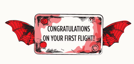 Congratulations on your first flight